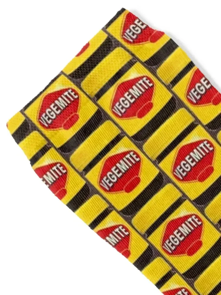 Calzini Vegemite in cotone lucido con giarrettiera da arrampicata Calzini da uomo di lusso da donna