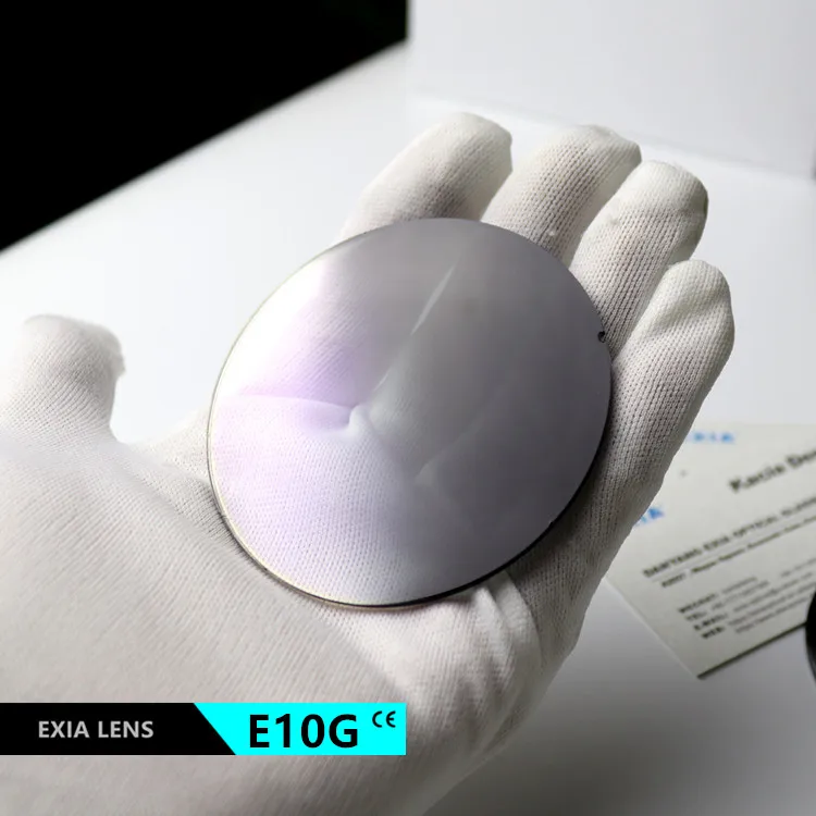 

EXIA E10G Flat Sunglasses Lenses SHMC AR Blue Coated Gradient Grey Color Base Curve 0.5 Diameter 75mm UV400