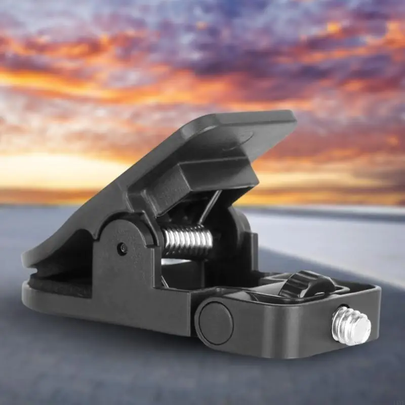 Screen Mount Clamp Clip for Monitors Camera & Fill Light Holder with Universal 1/4 Screw Connector for Live Streaming