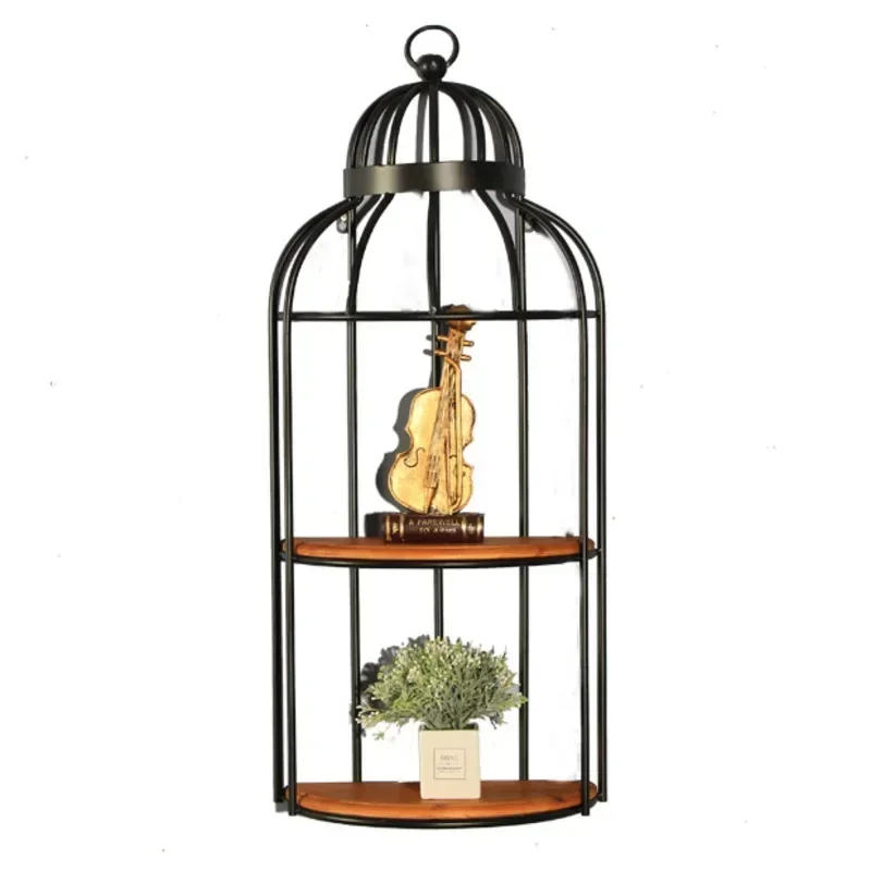 Storage Shelf Modern Simple Plant Stand Iron Art Multi-layer Bird Cage Modeling Shelf Decoration Multifunctional Rack For Plants