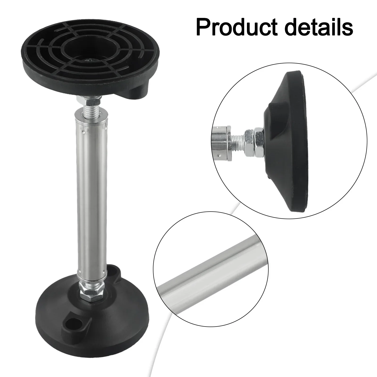 Cabinet Installation Adjustable Support Rod Easy Install Adjustable Bracket 300KG Weight Capacity Black Grey Color
