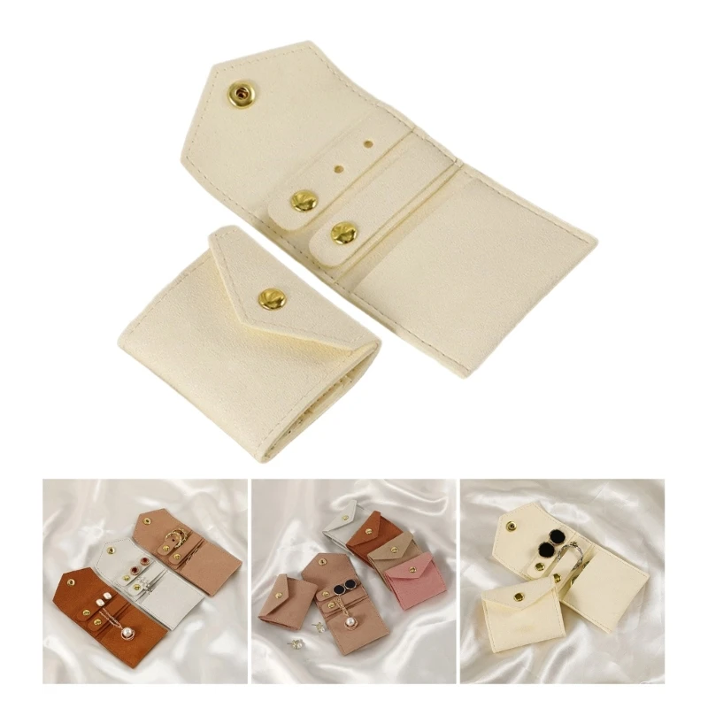 

Soft Jewelry Storage Bag Packing Convenient and Compact Case for Bracelets Pendants Rings Earrings Accessories