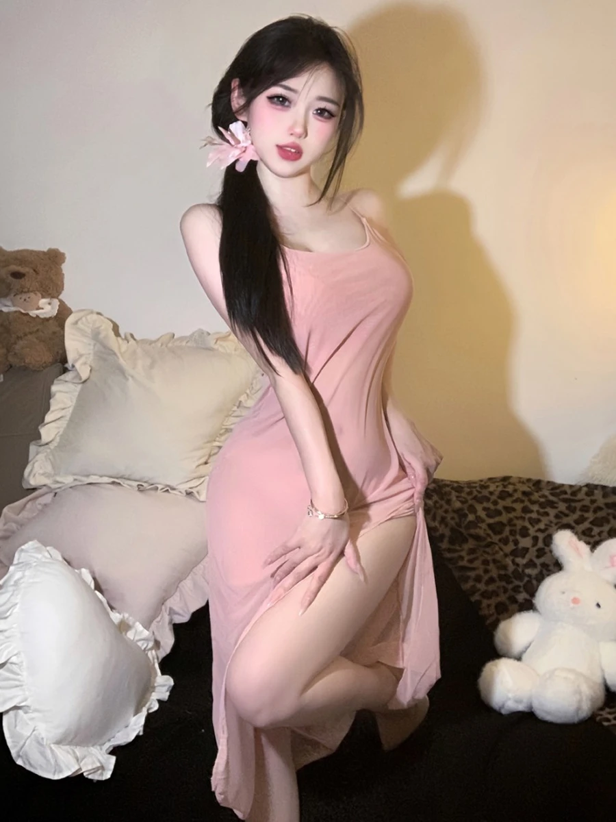 

Сексуальное прозрачное платье с разрезом для клубов и караоке, с вырезами, с завышенной талией, облегающее, из полиэстера, весна-осень-зима