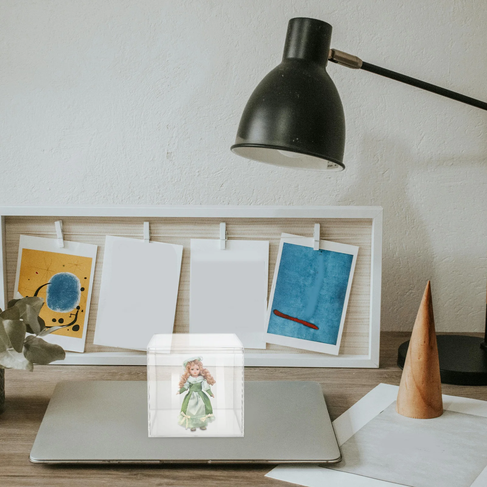 Clear Action Figure Display Box Stable Protective Case for Models Collectibles Exhibition Organizer Storage