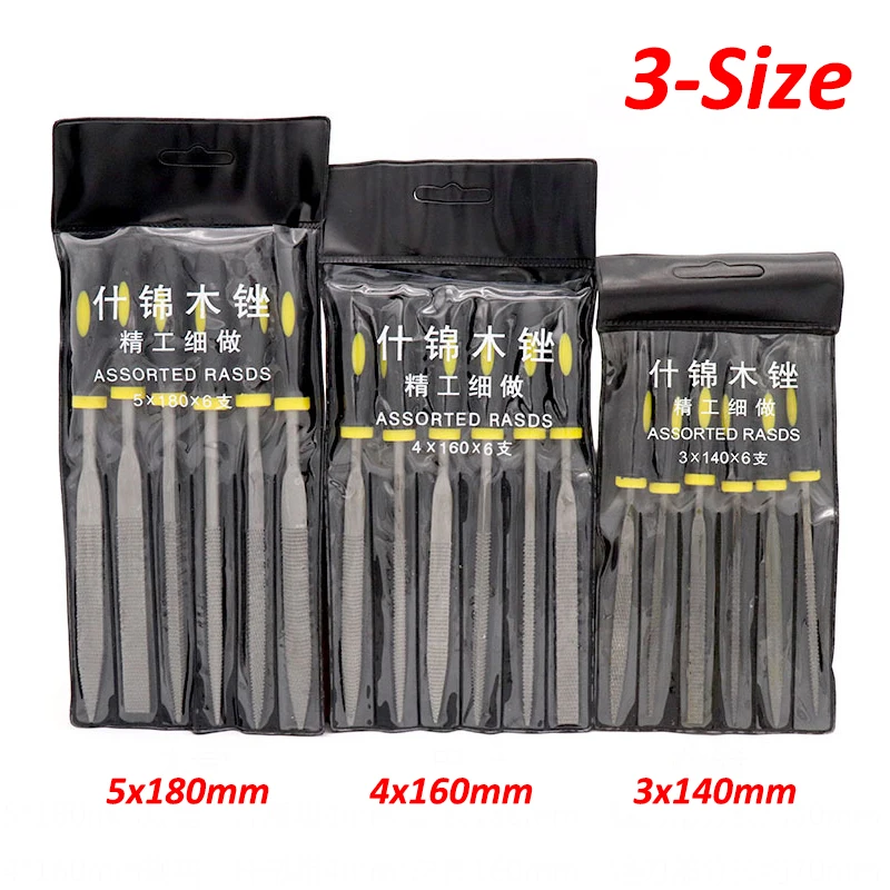 6/8/10/12 Inch Carpenter File Rasp Wood Paint Removal File Woodworking File For Wood Mahogany Hardwood Hand Grinding Tools