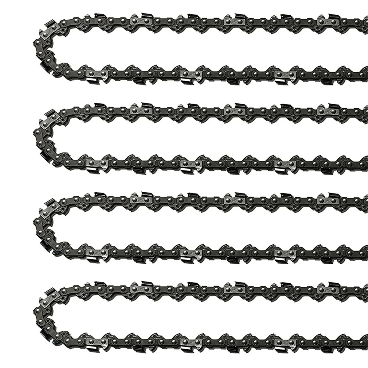 4 Pack 14 Inch Chainsaw Chain 52 Drive Links, 0.05In Gauge, 3/8Inch LP Pitch, 14-Inch Replacement Chainsaw Chains Low