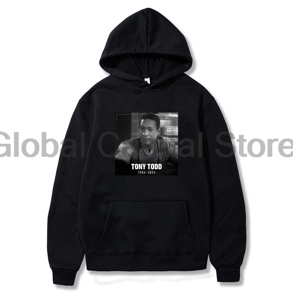 Rip Tony Todd Hoodie 1954-2024 Memorial Long Sleeve Streetwear Women Men Hooded Sweatshirts