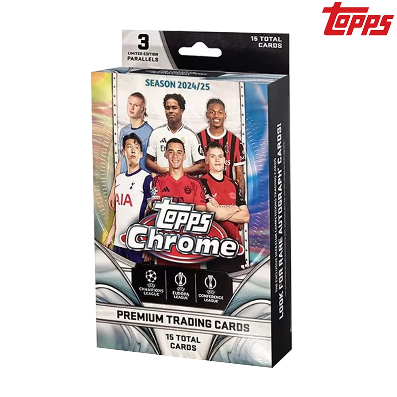 

New 2025 Topps Chrome Club Competitions Soccer Value Box Soccer Hanger Box Trading Limited Signature Collection Cards