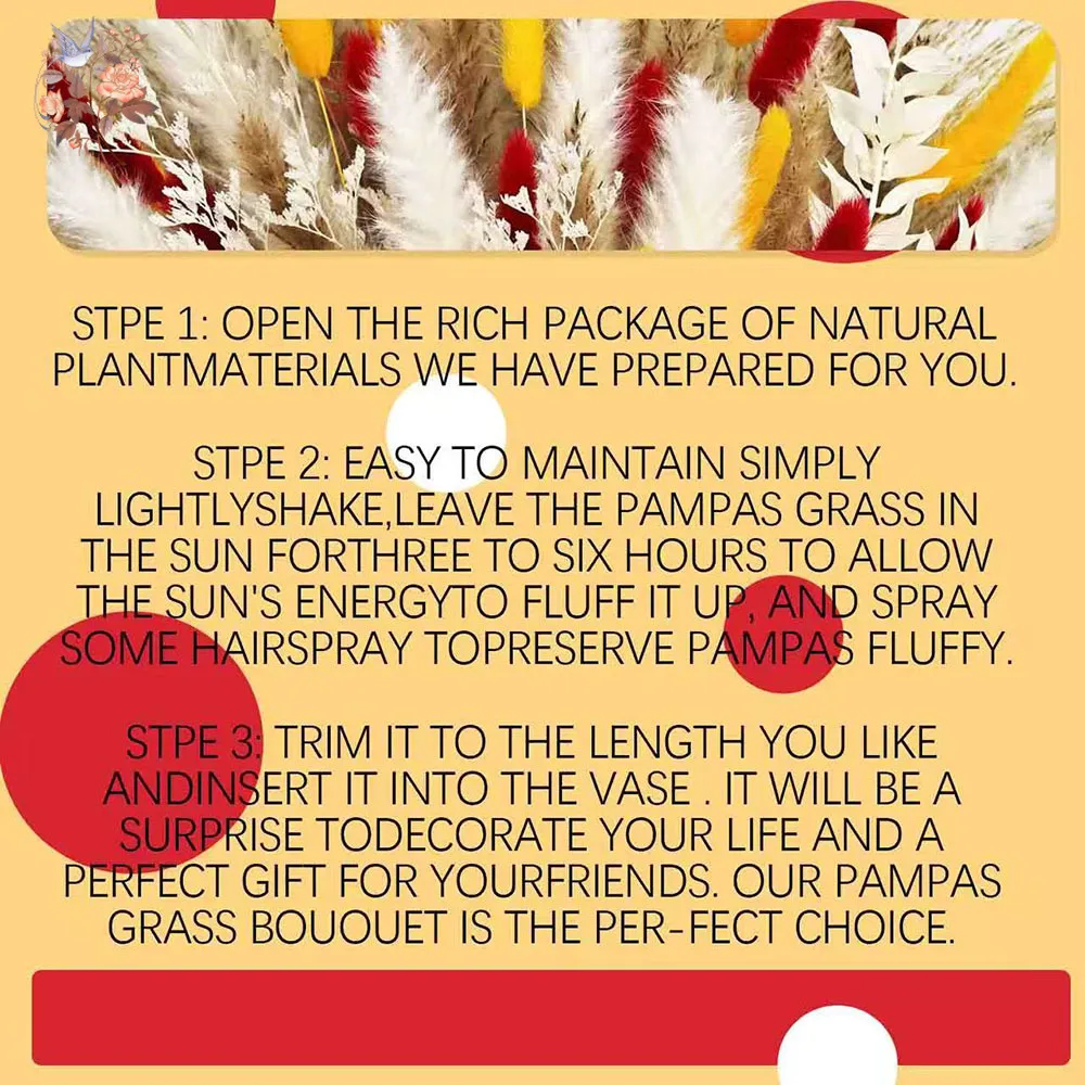 70 ينبع الطبيعية رقيق بامباس العشب القصب الزهور المجففة حزم لعيد الميلاد المنزل الجدول زهرية الطرف الديكور ترتيب الخريف #6