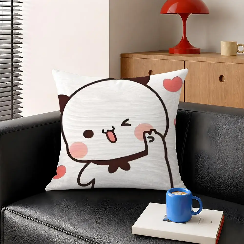 Cartoon Bubu Dudu Cute Cushion Cover Decorative Pillowcase Soft Short Plush Cozy Durable Sofa Home Decor Items Gift