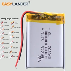 3.7V 850mAh 703040 Lipo Polymer Lithium Rechargeable Battery Replacement for cozmo robot