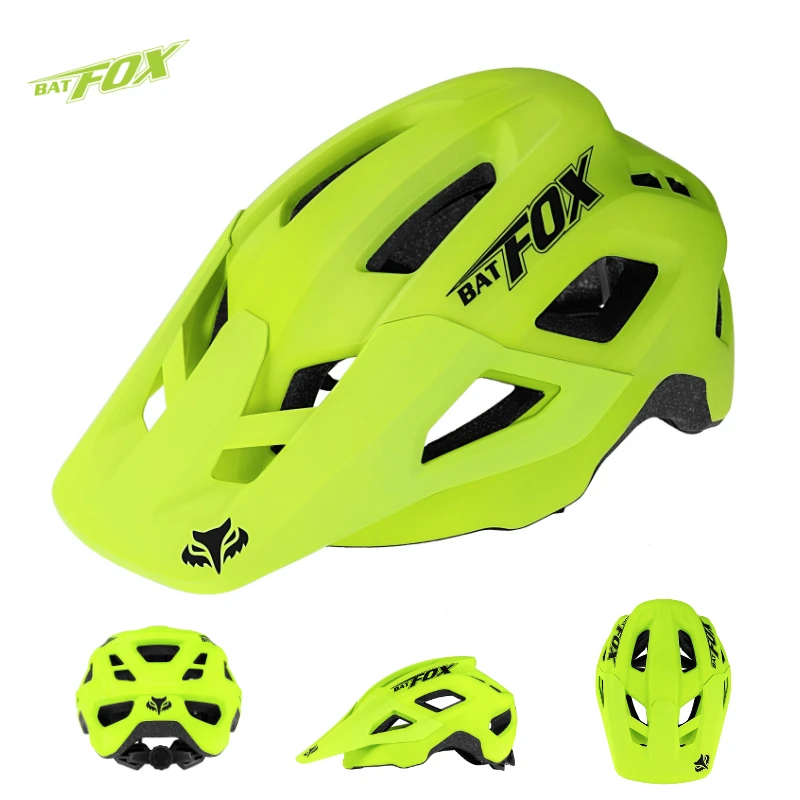 BATFOX Fahrradhelm MTB Casco Fahrradhelm Sicherheit Weiß Integral geformter Mountainbike-Helm für Männer Frauen Casco Bicicleta – Detail 28