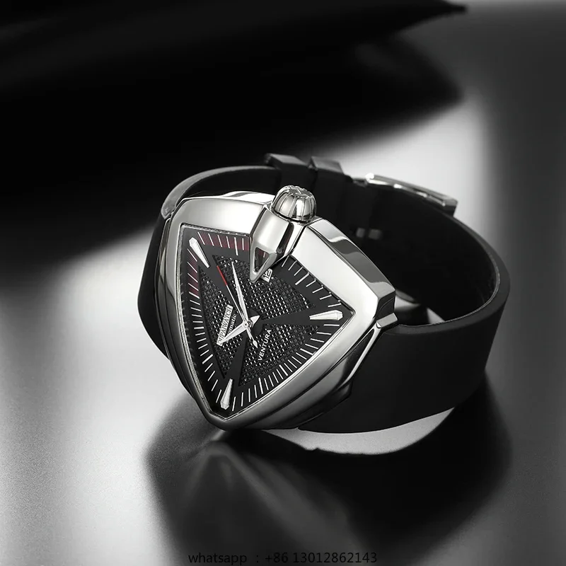 

Новинка 2023, серия приключений, треугольные автоматические механические мужские часы, водонепроницаемые военные часы с американским ветром