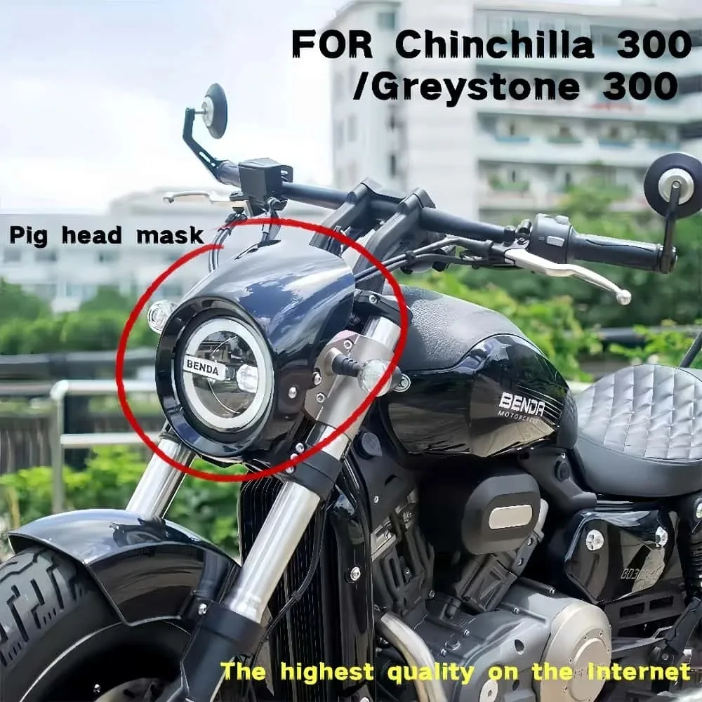 For Benda Graystone 300 Chinchilla 300 BD300 Headlight Fairing Cover Windshield Front Cowl Accesorios Moto Parabrisas