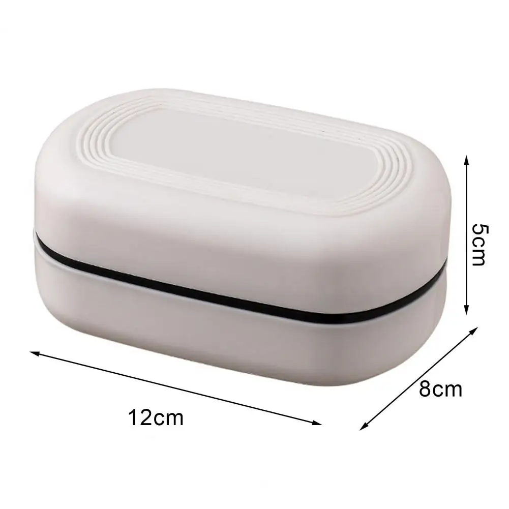 Portable Travel Soap Dish Airtight Soap Dish Portable Drainage Soap Tray for Home Hotel Lightweight Bathroom Storage for Socks