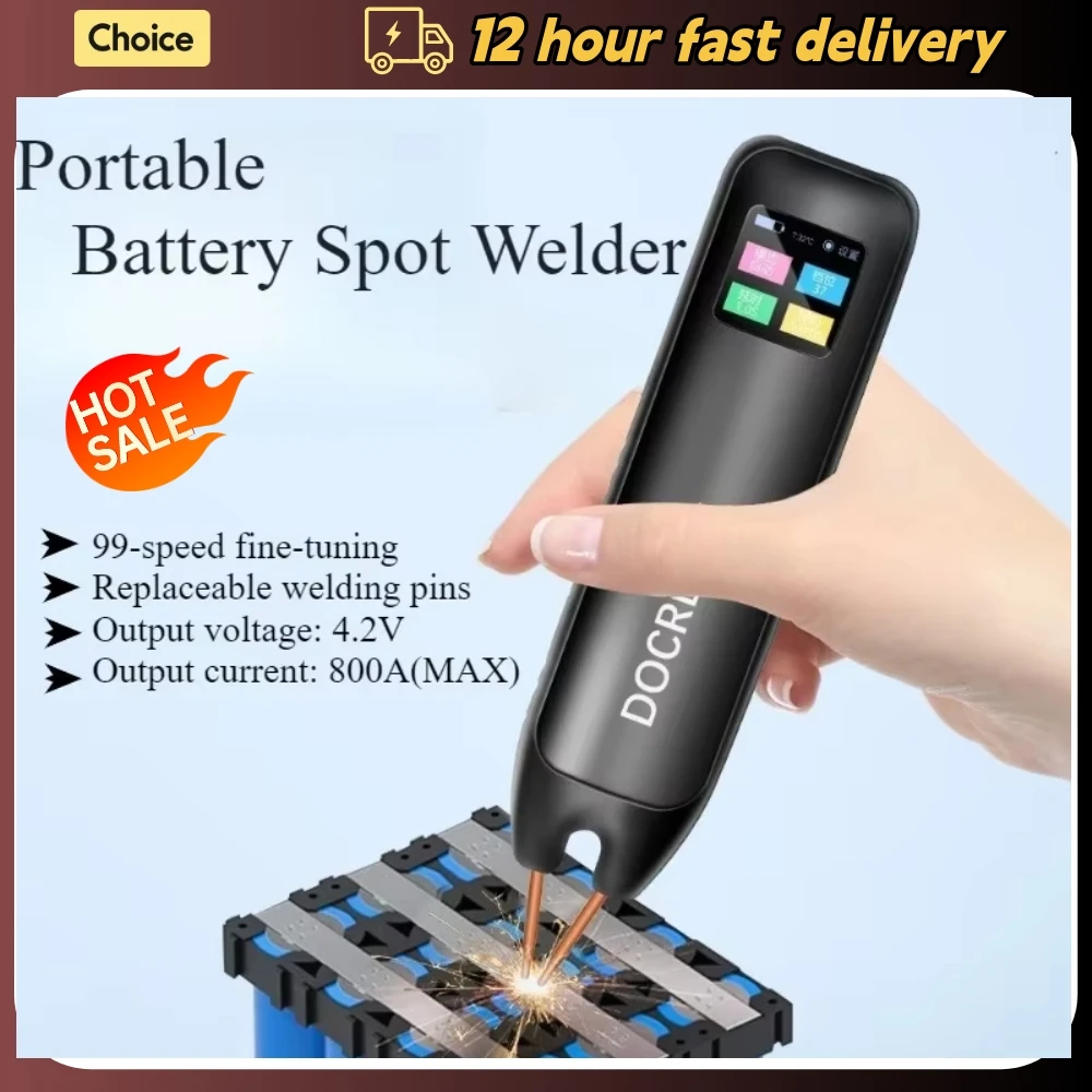 

99-speed Adjustable Spot Welding Machine with Color Screen Digital Display for 18650 Lithium Battery Phone Repair and Welding