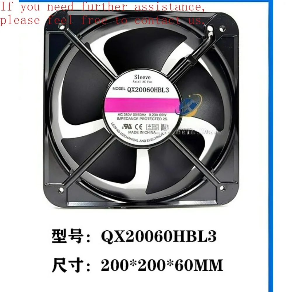 

Для нового светодиодного осевого вентилятора QX20060HBL2/3 380 В 0,23 А 65 Вт охлаждающий вентилятор переменного тока