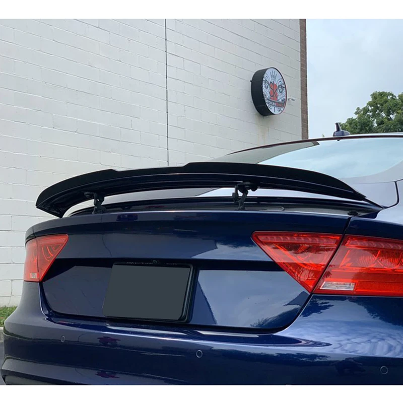 For Audi A7 S7 RS7 2013 2014 2015 2016 2017 2018 Rear Wing High Quality ABS Spoiler Glossy Black Or Carbon Fiber Look Body Kit