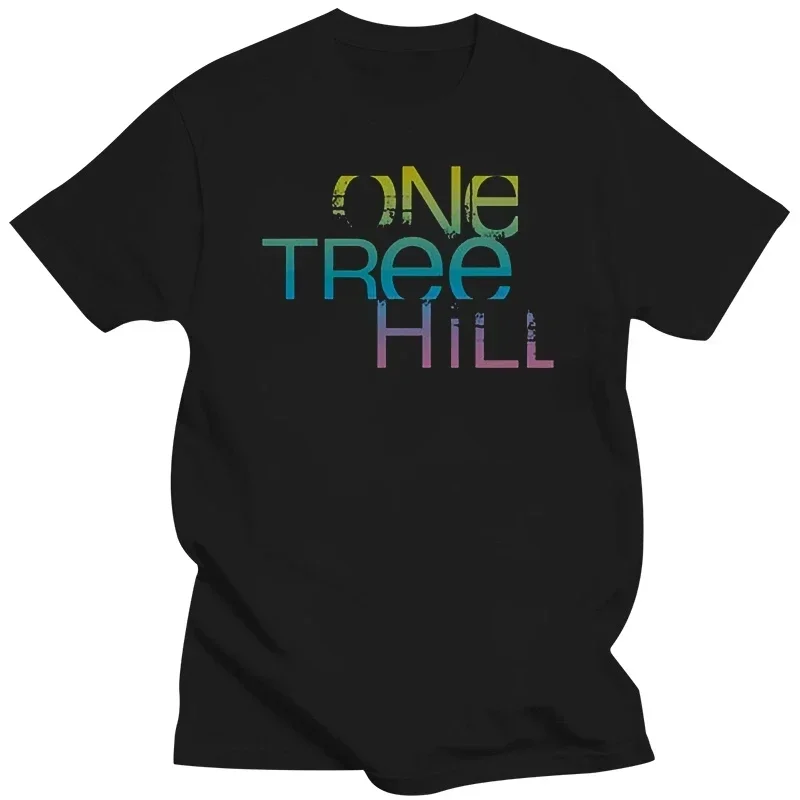 2023 New funny t shirt men novelty tshirt One Tree Hill Color Blend Logo Adult T-shirt Tall