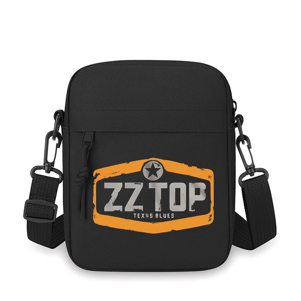 

ZZ TOP TEXAS BLUES star Men Crossbody Bag Single Shoulder Women Cartoon Anime Film Printing Design Unisex