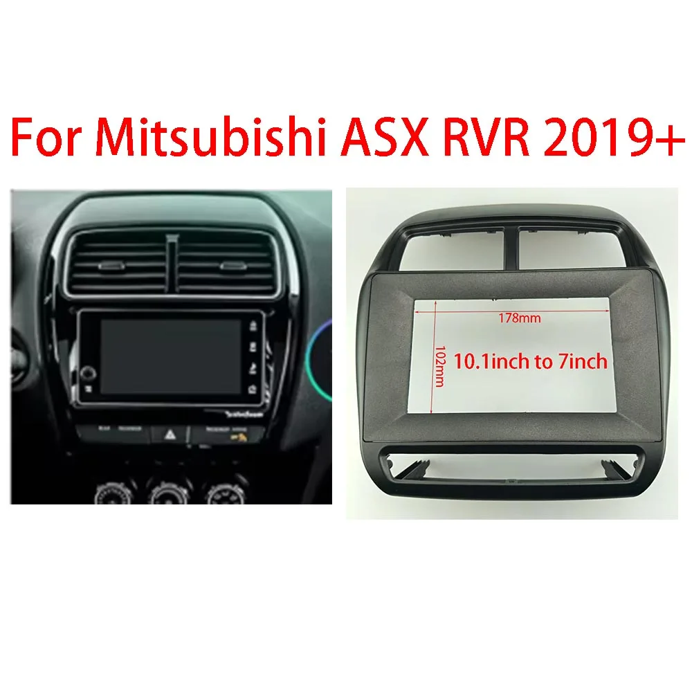 

Car Accessories ( 7/10.1 Inch) Android Radio GPS MP5 Fascia Panel Frame Dash Board Mount Kit for Mitsubishi ASX RVR 2019+