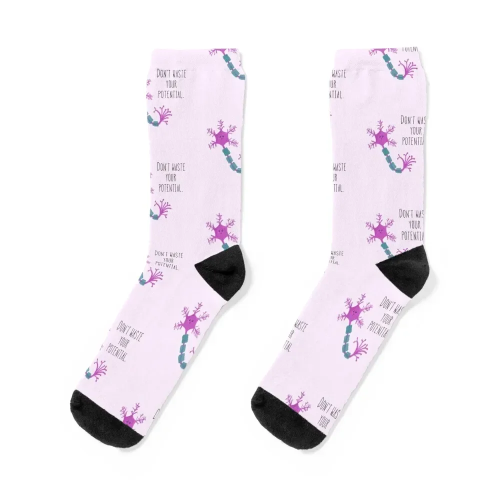 

Don't waste your potential Socks Children's gym ankle Male Socks Women's