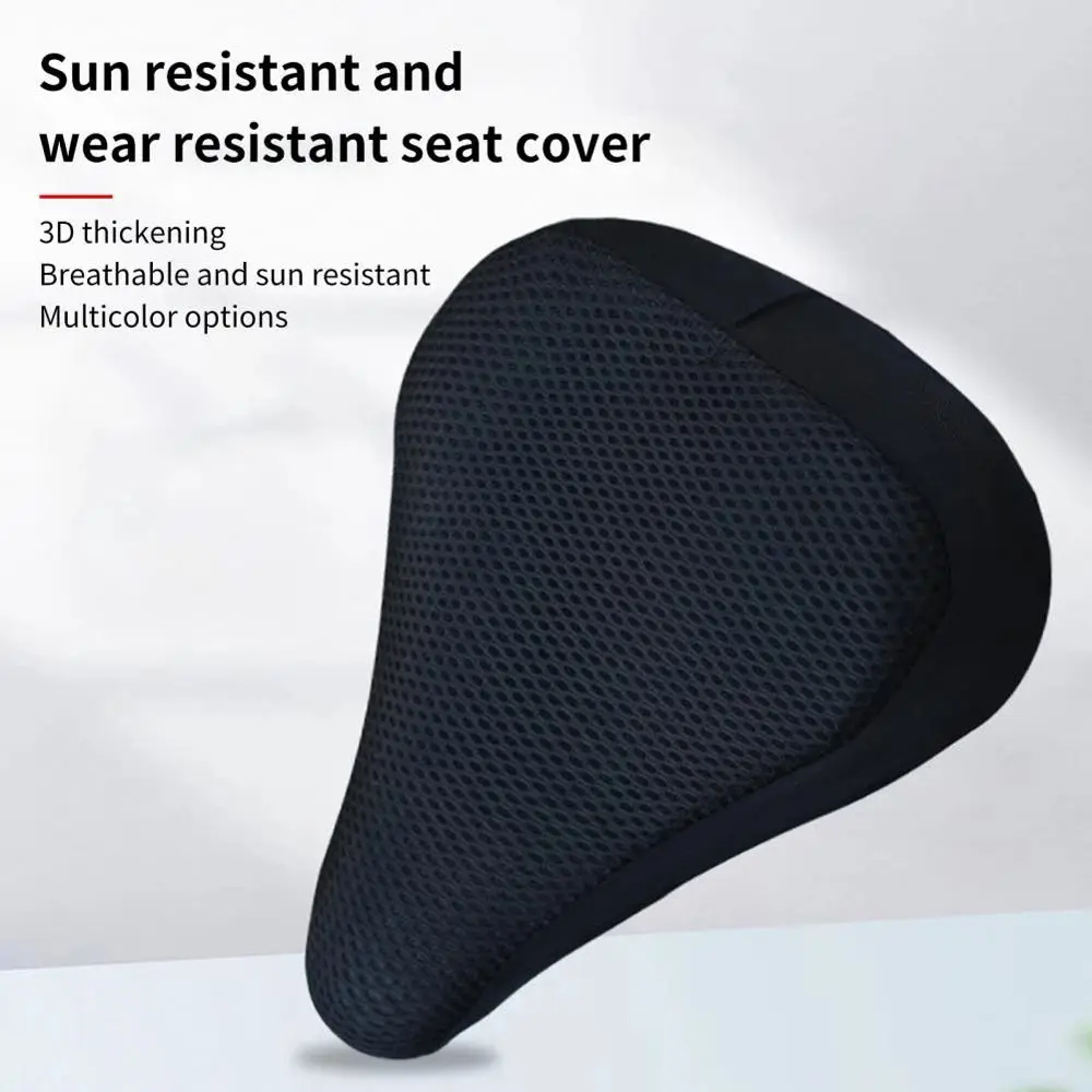 Accessories Bicycle Parts Honeycomb Design 3D Soft Cycling Cushion Bike Seat Cover Bike Cushion Cover Bicycle Saddle Cover