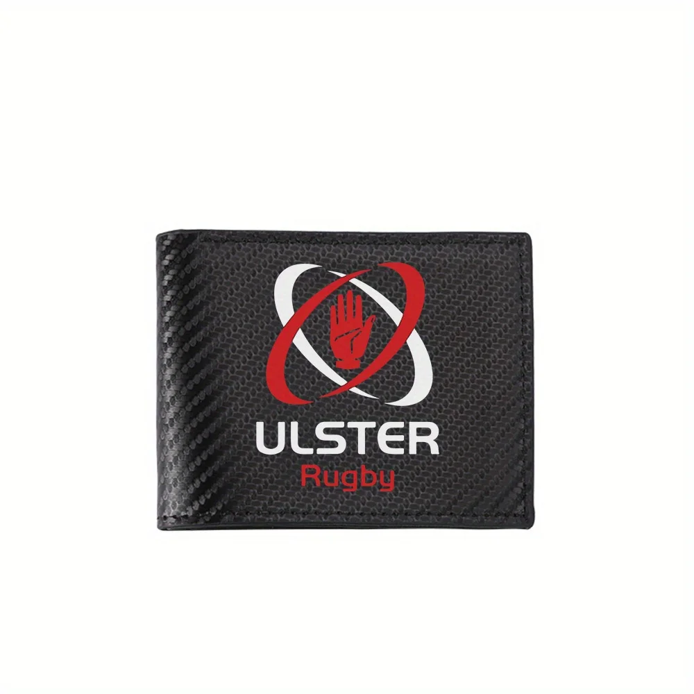 

Форма руки, красные и белые кольца, текст Ulster, мужские кошельки, простые деловые, современные, стильные, с принтом, подарки для отца Boyfrie