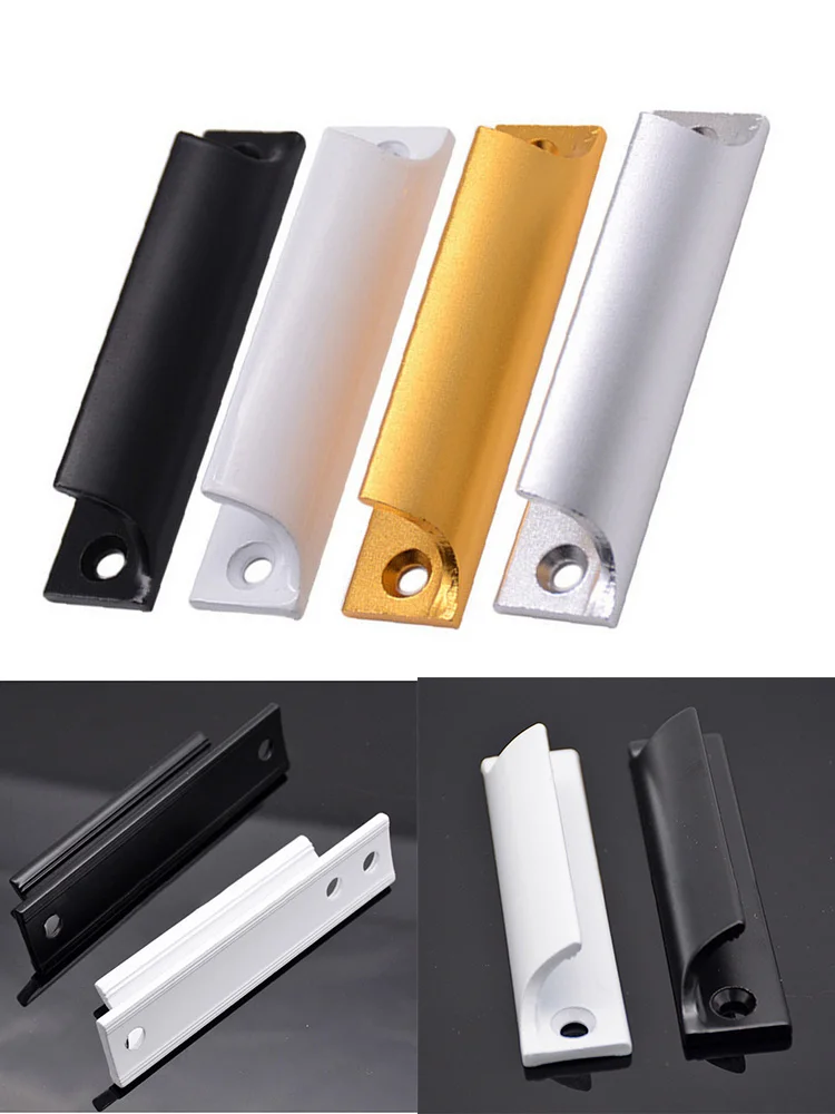 1pcs Aluminum Alloy Handle High Temperature Baking Paint For Cabinet Doors Balcony Doors Casement Home Improvement Tools