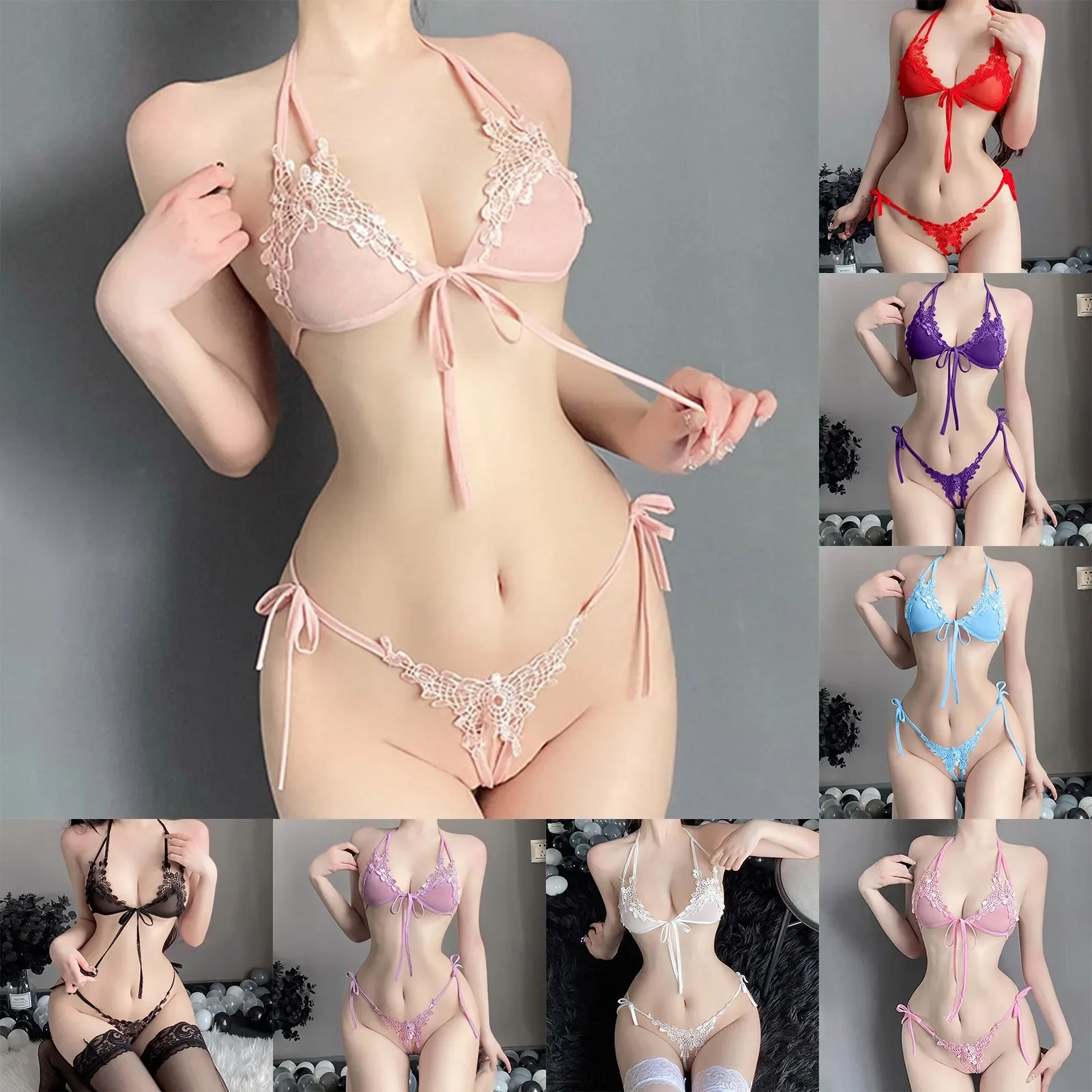 Женский сексуальный камзол, кружевной бюстгальтер с цветочным принтом на шнуровке, нижнее белье без промежности, женское полупрозрачное нижнее белье, комплект с треугольным бюстгальтером