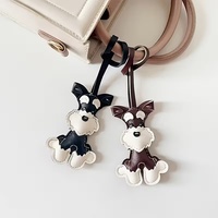 Unique Schnauzer Dog Keychain - Best Friend Gift for Pet Lovers. Decorate Backpacks, Bags & Car Keys.