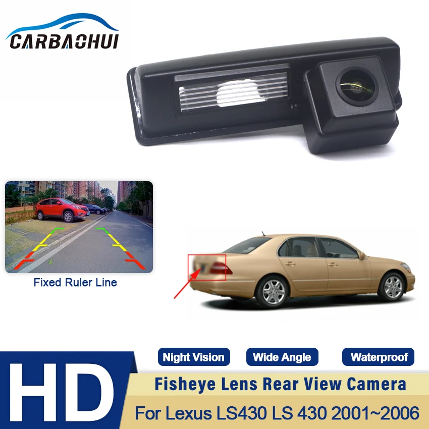 

HD Night Vision Back up Rear View camera CCD license plate Camera ​For Lexus LS430 LS 430 2001 2002 2003 2004 2005 2006