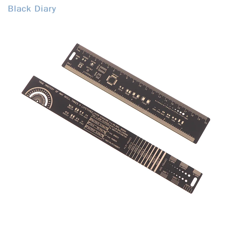 Righello PCB da 20 cm/25 cm Righello di ingegneria PCB Righello di ingegneria PCB Unità di imballaggio PCB Righello di ingegneria