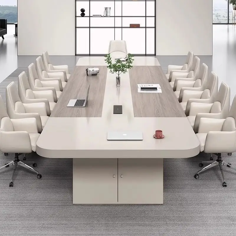 Furniture large meeting room office table and chair combination negotiation
