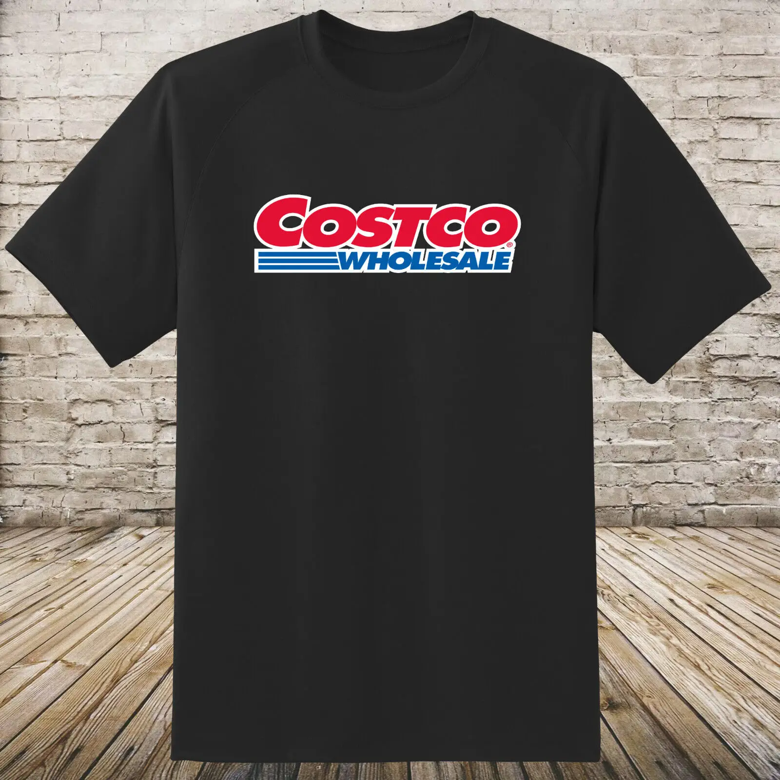 New Men'S Costco Wholesale Logo T Shirt Adult Fast Usa Shipping