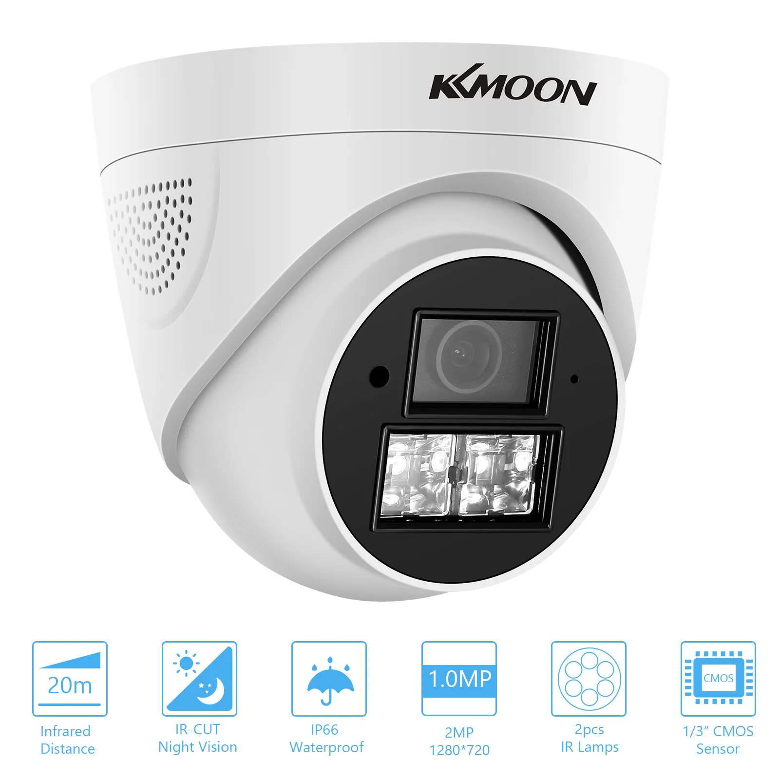 720P Analog Security Camera Surveillance CCTV Camera Outdoor Weatherproof Infrared Motion Detection for Analog DVR Pal System