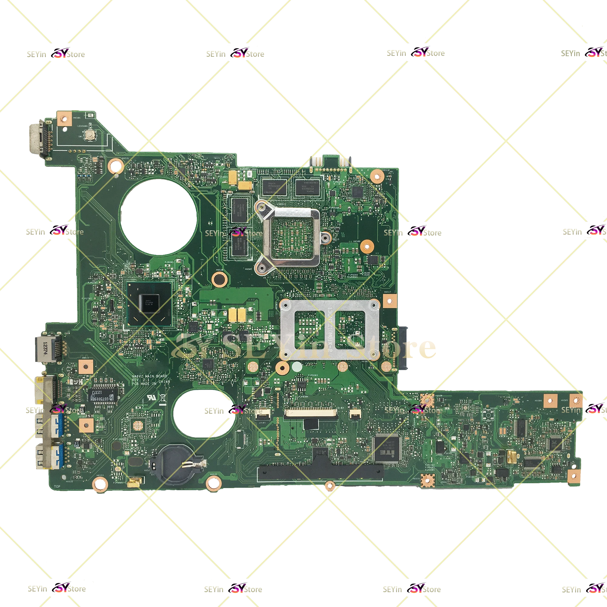 Mainboard N46V N46VB N46VJ N46VM N46VZ Laptop Motherboard HM76 GT630M GT635M DDR3 MAIN BOARD TEST OK