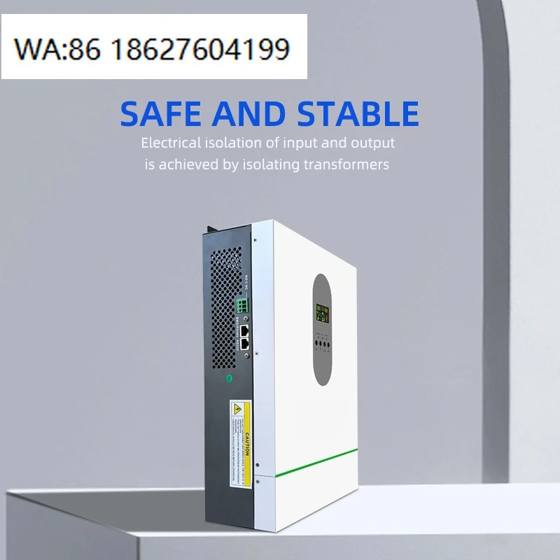 48V 6200W Solar Inverter 98% AC to AC Home Storage High Frequency Off Grid Pure Sine Wave