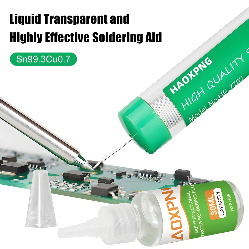Flux Liquid Stainless Steel Strong Multifunctional No Cleaning Soldering Iron Soldering Water 18650 Battery