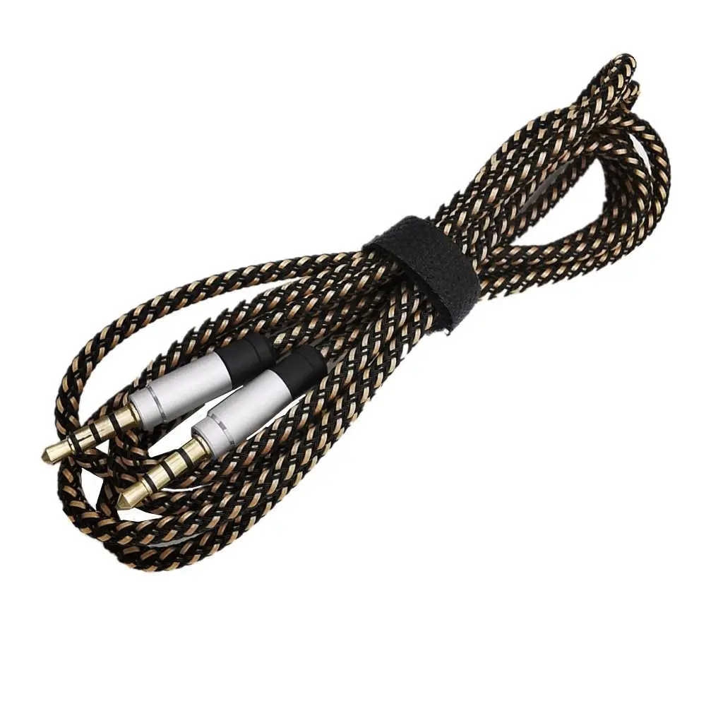 

Headphone Extension Cord 4 Poles Cable Car MP3 3.5mm Male to Male Audio Adapter Cord Car AUX Cable AUX Cord 3.5mm Audio Cable