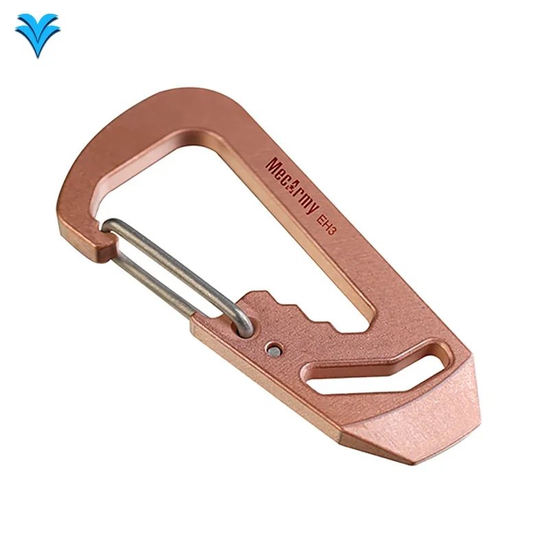 MecArmy EH3 الفولاذ المقاوم للصدأ EDC حلقة تسلق أداة خارجية متعددة الوظائف مع المفاتيح قضيب رفع وجع فتاحة الزجاجات #3