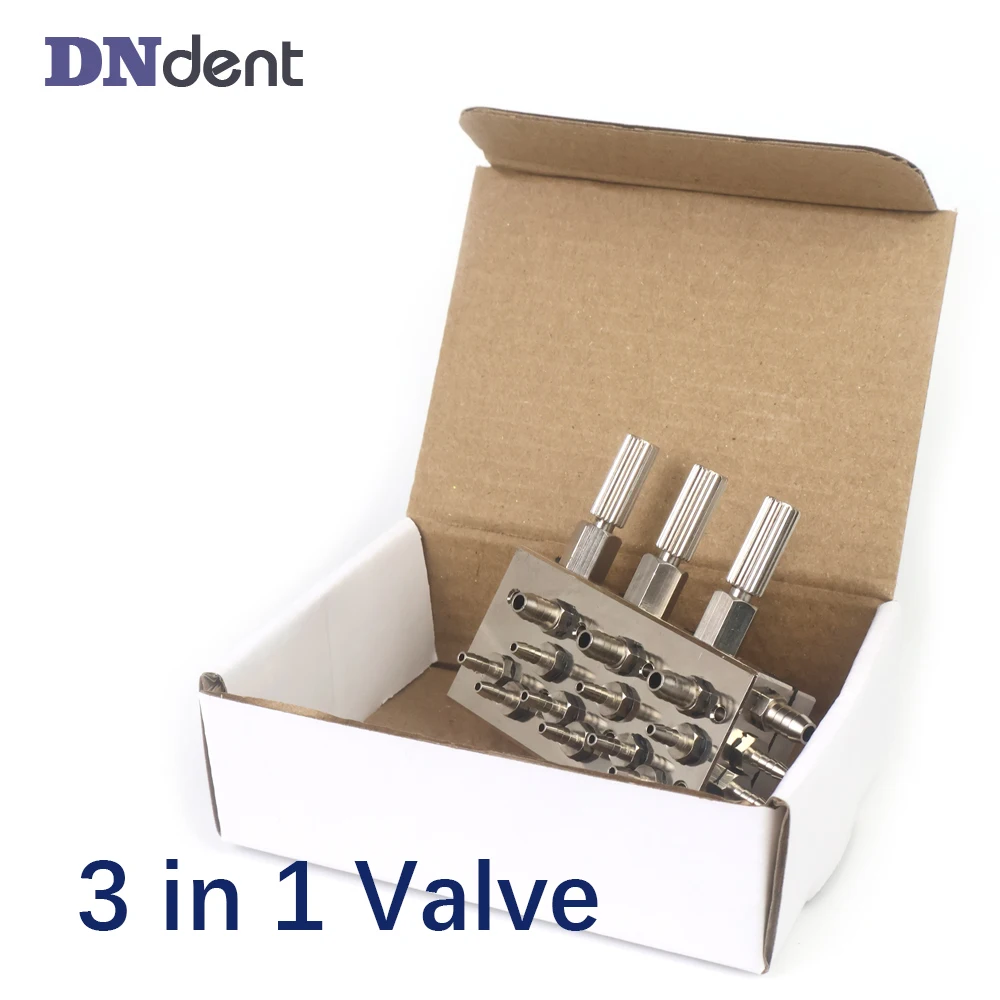 Bestsell 3 in 1 Lab Valve Control Lab Chair Air/ Water Triple Diaphragm Membrane Valve Labs Equipment Quadruple Diaphrag