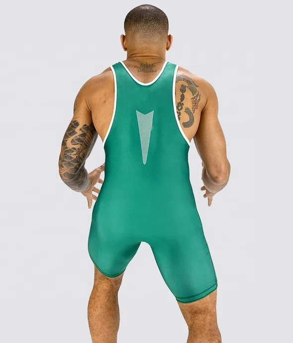 Wrestling Singlets Tummy Control Wear GYM Sleeveless Triathlon PowerLifting Clothing PowerLifting Skinsuit