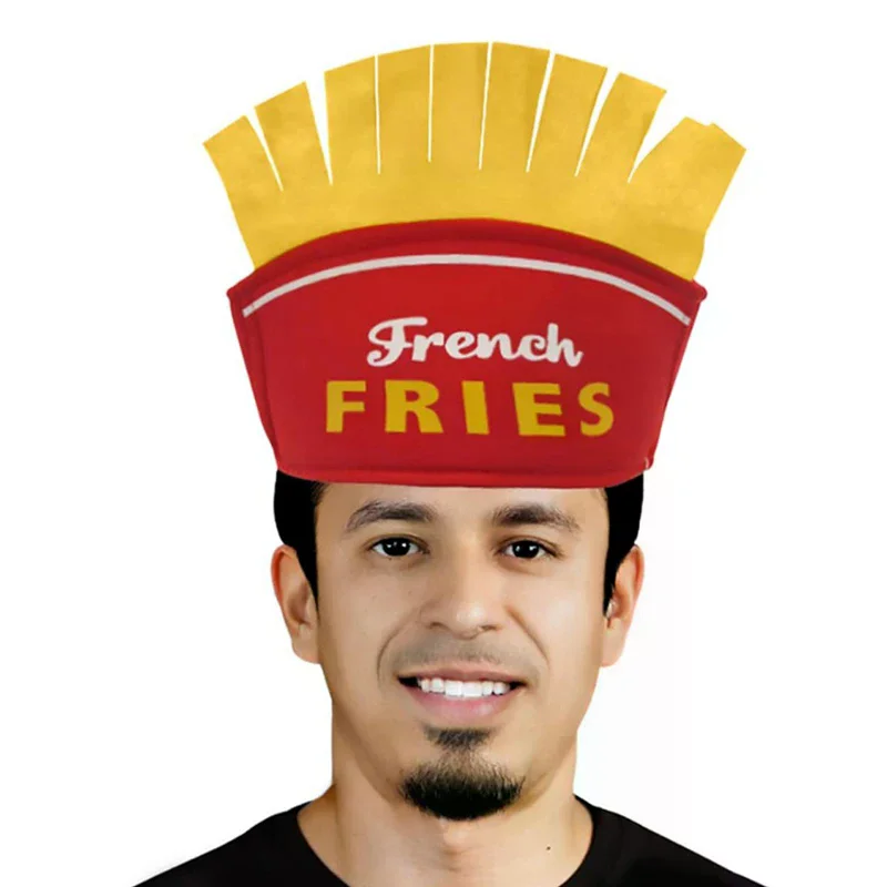 Mini Mexican Taco Headband  Hats Men Felt Taco Hat For Adults Fast Food Halloween Costume Prop Unisex Women