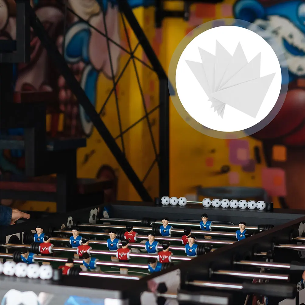 

8Pcs Desktop Soccer Machine Corner Cover Triangle Edge Protector for Foosball Table Plastic Anti-Scratch Cushion Guard Smooth