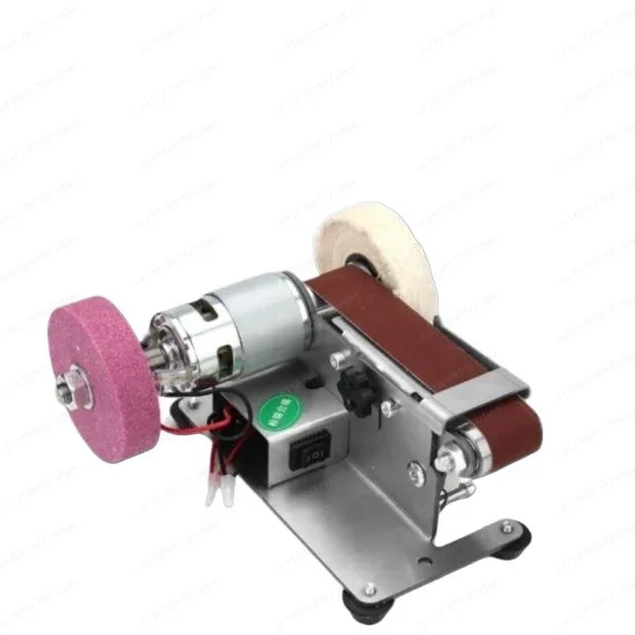 Knife Sharpener Small Knife Sharpener Multifunctional Mini Belt Sander Miniature Fixed Angle Sander DIY Desktop Home