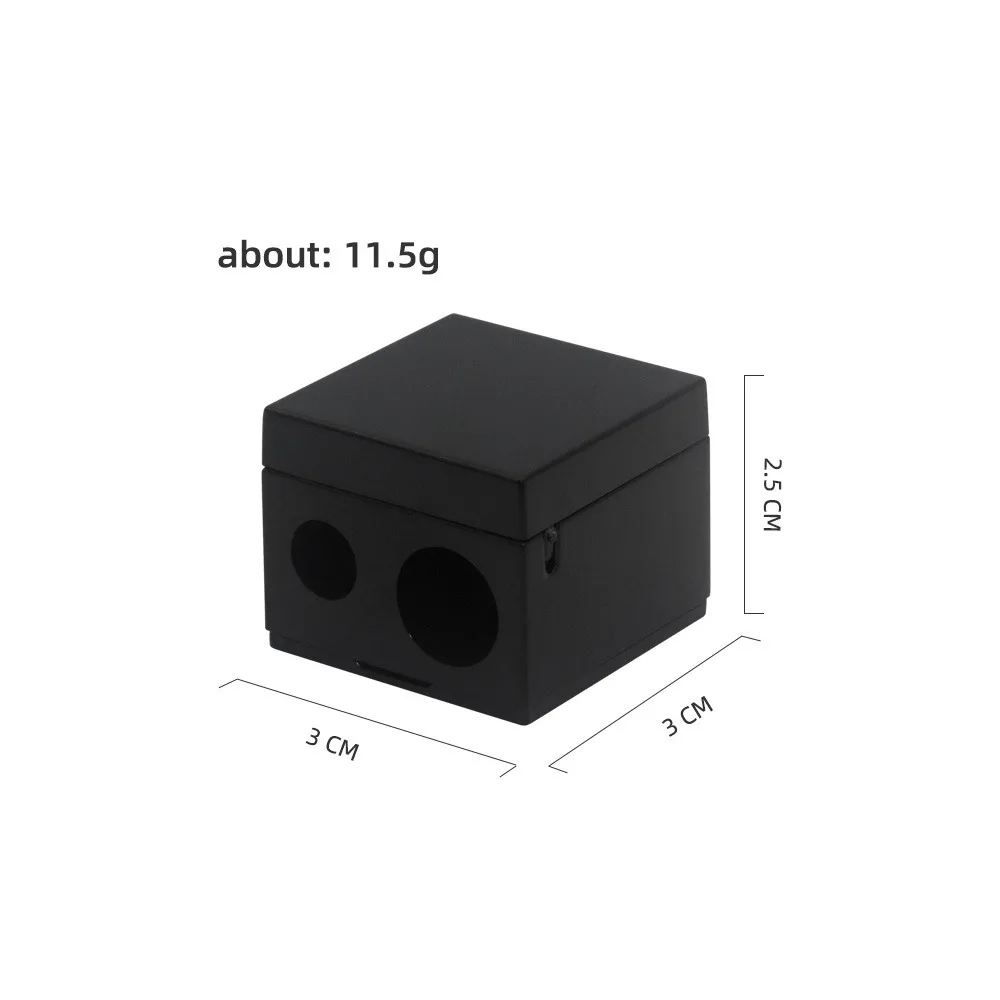 2 Holes Cosmetic Pencil Sharpener for Eyebrow Lip Liner Eyeliner Pen Tool