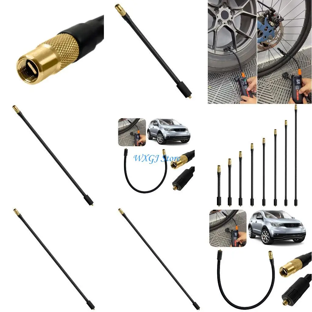 

37JE Adapters with 6mm Connection for Tire Inflators to Fit 0.305Inch Valves Stems