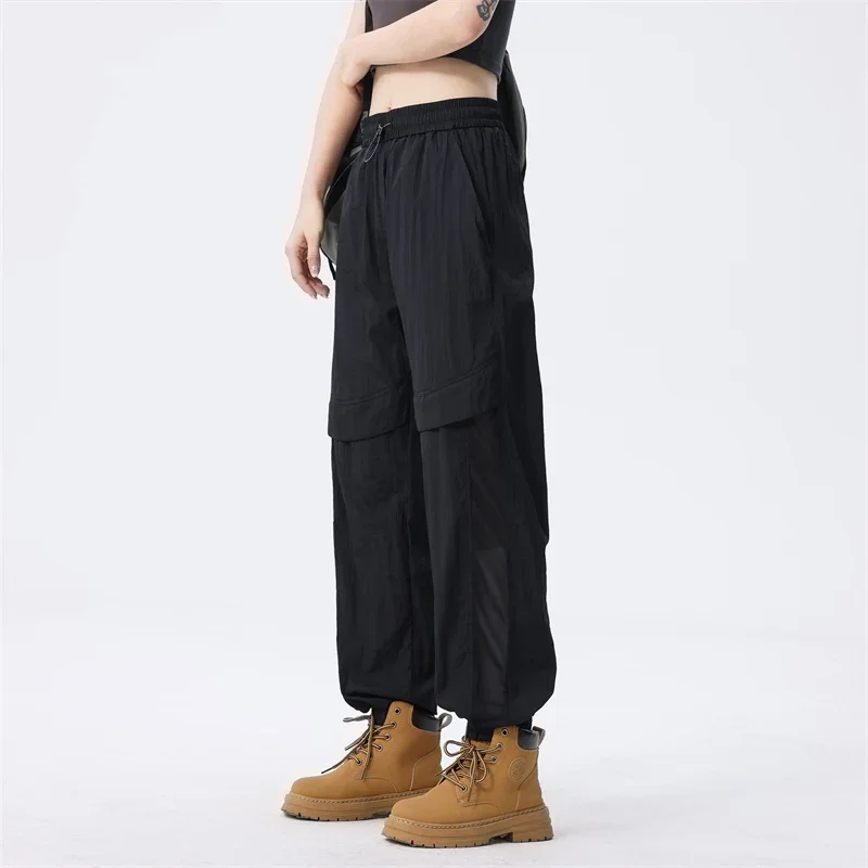 

2025 г., мужские уличные повседневные брюки, осенние ветрозащитные водонепроницаемые брюки, новые модные универсальные повседневные модные брендовые рабочие брюки