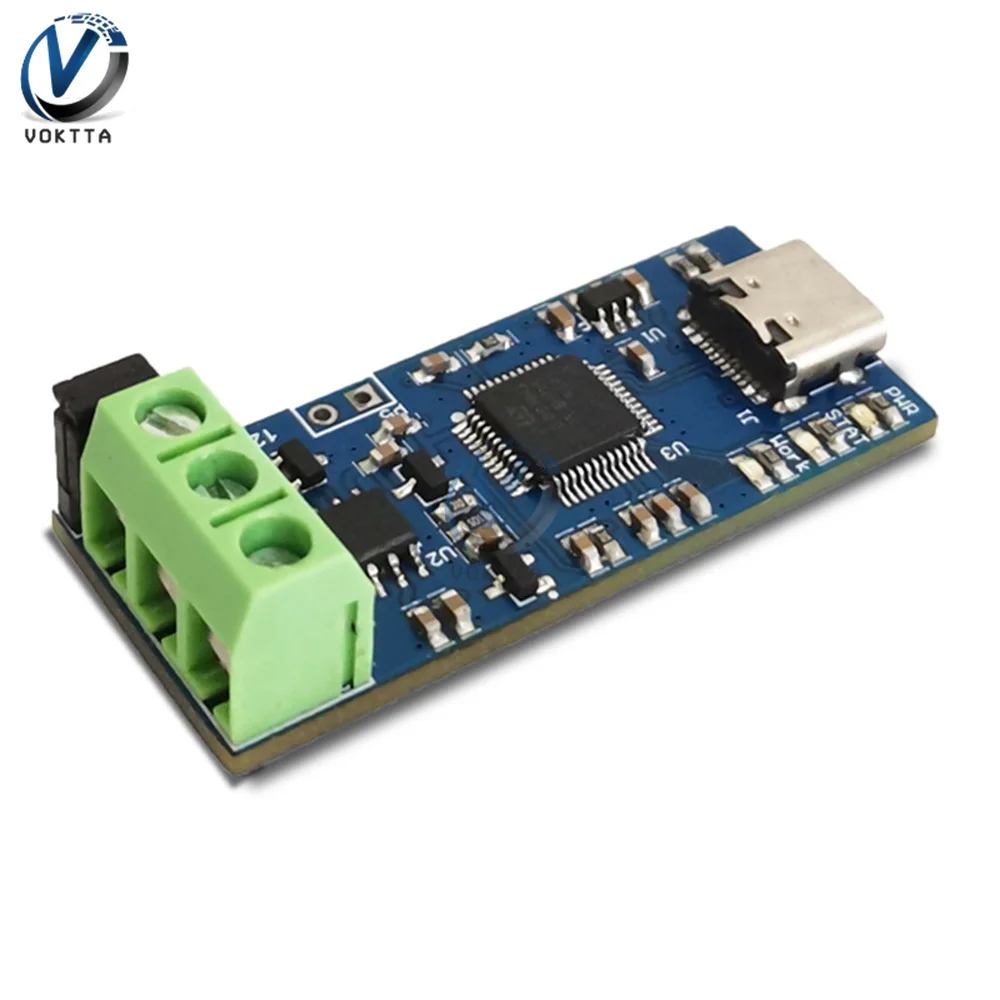 USB to CAN Converter Module CAN Bus Protocol Analyzer Controller Adapter TYPE-C Bus Debugging Tool Serial Port Analyzer Board